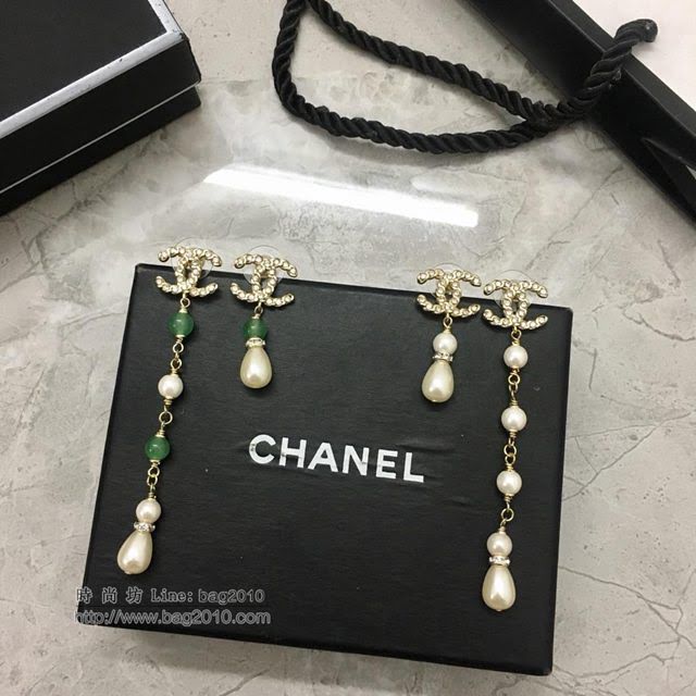 chanel耳環 小香經典熱銷款 全手工鑲鑽 香奈兒耳環  gzsc1253